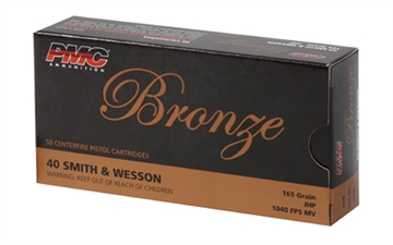 Picture of PMC Bronze .40 S&W Handgun Ammo - 165 Grain | JHP 40B
