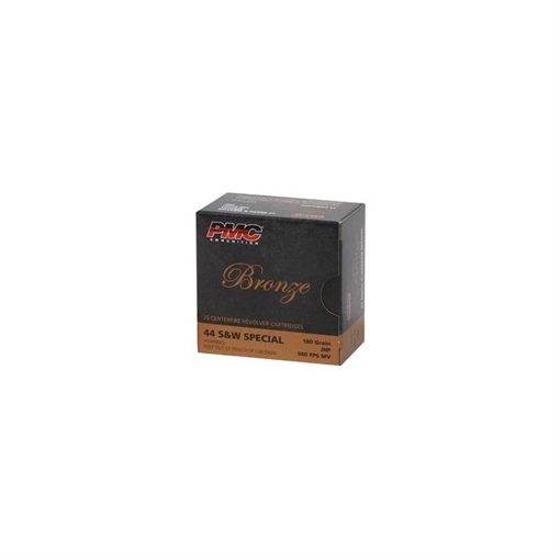 Picture of PMC Bronze .44 S&W Special Handgun Ammo - 180 Grain | JHP | 500rd Case 44SB
