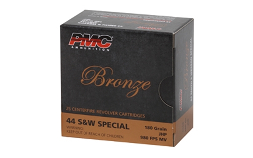 Picture of PMC Bronze .44 S&W Special Handgun Ammo - 180 Grain | JHP 44SB