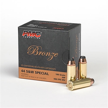 Picture of Pmc Ammunition BRONZE .44 SPECIAL 180GR JACKETED HOLLOW POINT 25/BOX 44SB