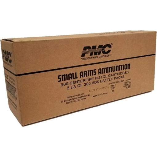 Picture of PMC Bronze Battle Pack .40 S&W Handgun Ammo - 165 Grain | FMJ-FP | 900rd (3 Battle Pack) Case 40D-BP