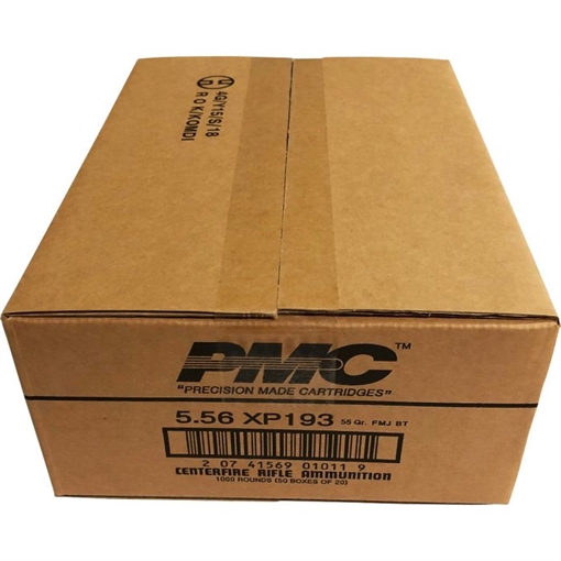 Picture of PMC X-TAC 5.56NATO Rifle Ammo - 55 Grain | FMJ-BT | 1000rd Case 5.56X