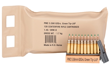 Picture of PMC X-TAC Battle Pack 5.56NATO Rifle Ammo - 62 Grain | LAP 5.56K-BP