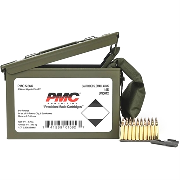 Picture of PMC PMC X-Tac Rifle Ammo Metal Box 5.56 55 gr. FMJ 840 rd. 5.56x (M/B) 5.56K-MB
