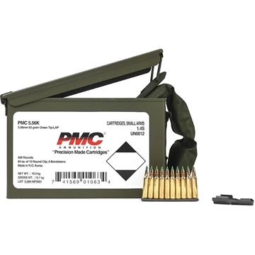 Picture of PMC PMC X-Tac Rifle Ammo Metal Box 5.56 62 gr. FMJBT 840 rd. 5.56 (M855) (M/B)