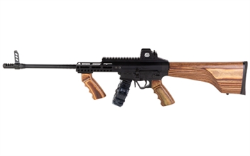 Picture of Patriot Ordnance Factory Roaring Rebel, Semi-automatic Rifle, 22 LR, 14.5" Pinned (16" OAL) Barrel, Anodized Finish, Black, 1 Magazine, 35 Rounds 01792