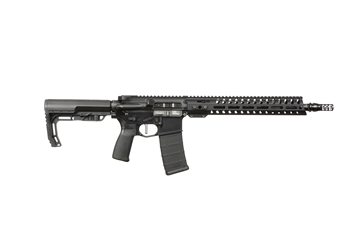 Picture of Patriot Ordnance Factory Minuteman 5.56x45mm NATO 30+1 13.75" Black Steel Threaded Barrel, Black Anodized Aluminum Receiver, 13" Renegade Rail Handguard 02045