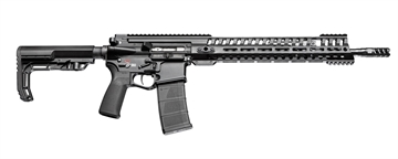 Picture of Patriot Ordnance Factory P-415 EDGE, Semi-automatic Rifle, 223 Rem/556NATO, 16.5" Barrel, Black Finish, 30Rd, 14.5" MLOK Rail 01143