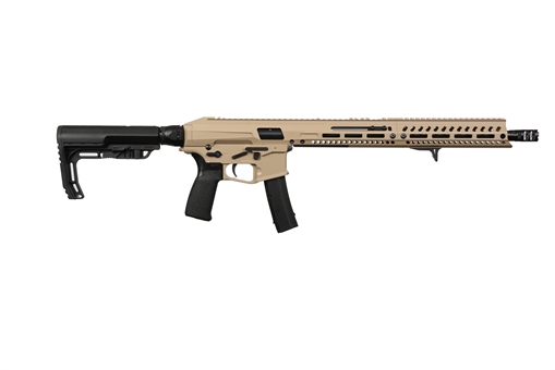 Picture of Patriot Ordnance Factory Phoenix 9mm 10+1 16.50" Flat Dark Earth Cerakote Picatinny Rail 02062