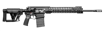 Picture of Patriot Ordnance Factory Revolution Gen4 6.5 Creedmoor 20" 20+1 Black Hard Coat Anodized Adjustable Magpul PRS Stock 14.5" M-LOK 01564