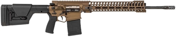 Picture of Patriot Ordnance Factory Revolution Gen4 6.5 Creedmoor 20" 20+1 Burnt Bronze Adjustable Magpul PRS Stock 14.5" M-LOK 01565