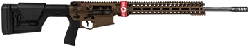 Picture of Patriot Ordnance Factory Revolution DI, Semi-automatic Rifle, 6.5 Creedmoor, 20" Deep Fluted Barrel, Cerakote Burnt Bronze Finish, Mission First Tactical Furniture, 1 Magazine, 20Rd, 14.5" MLOK Rail 01567