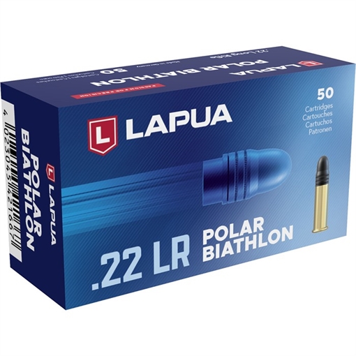 Picture of Lapua Polar Biathlon Rimfire Ammunition .22 LR 40 gr 1106 fps 50/ct 420166