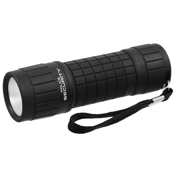 Picture of Police Security Flashlights Pro Spec Flashlight 100 Lumens Black 98887