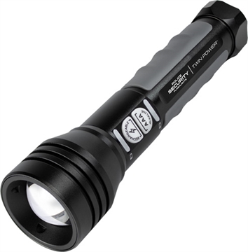 Picture of Police Security Flashlights Twin Power Flashlight 600 Lumens Black 97948 37948 704673979488