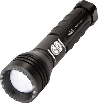 Picture of Police Security Flashlights Police Security Long Throw Twin Power Flashlight 450 Lumen 1/4 mile beam 97741