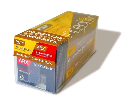 Picture of Polycase .380 Auto ARX & RNP (60 gr & 56 gr) Ammo 125 Rounds (100 RNP Ammo X 25 ARX Ammo) POLY-380RNPARXBR-125