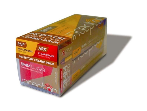 Picture of Polycase 9mm Luger 65 gr RNP & ARX Ammo 125 rounds (100 RNP Ammo X 25 ARX Ammo) POLY-9RNPARXBRLUG-65-125