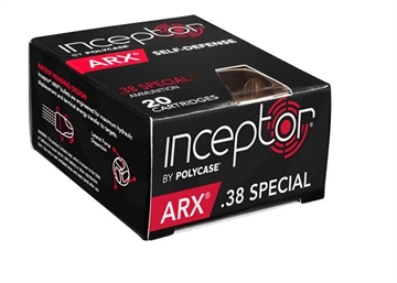 Picture of Polycase Ammunition 38 Special 77 Grain ARX Copper / Polymer 20 Round Box POLY-38ARXBRSP-20