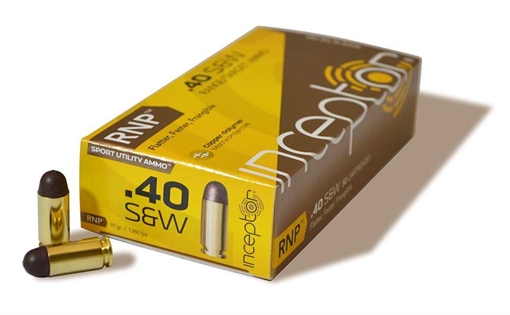 Picture of Polycase Ammunition 40 S&W 97 Grain Injection Molded Copper Polymer RNP 50 Round Box POLY-40RNPBRSW-50