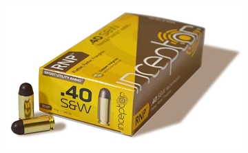 Picture of Polycase Ammunition 40 S&W 97 Grain Injection Molded Copper Polymer RNP 50 Round Box POLY-40RNPBRSW-50