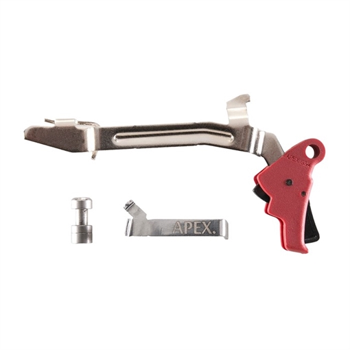 Picture of Apex Tactical Action Enhancement Slim Red Drop-In Compatible w/Glock Gen3-4 17/19/22-27/31/32/33/34/35 102P155