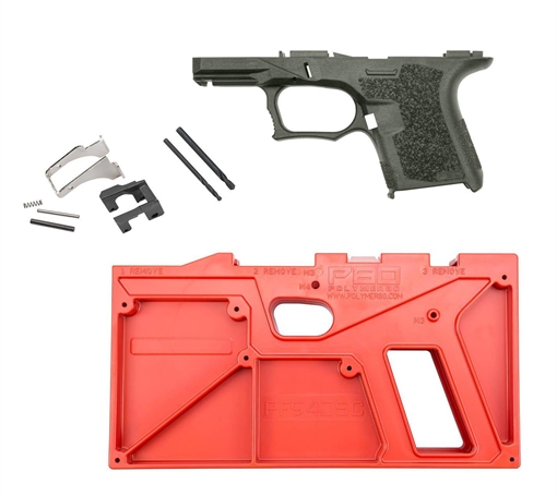Picture of Polymer80 PF940SC Sub-Compact 80% Pistol Frame Kit-OD Green P80-PF940SC-ODG