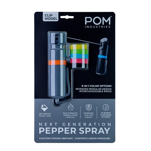 Picture of POM Pepper Spray Clip Grey PC-GRY-1.4