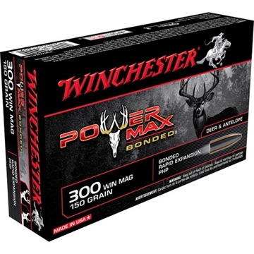 Picture of Winchester 300 WINCHESTER MAGNUM 150GR PROTECTED HOLLOW POINT 20/BOX X30WM1BP