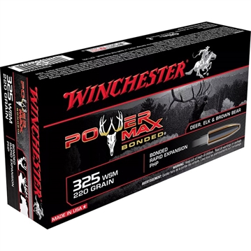 Picture of POWER MAX BONDED 325 WINCHESTER SHORT MAGNUM (WSM) AMMO X325WSMBP