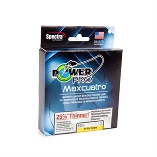 Picture of POWER PRO PRO MAXCUATRO 20LB 150YDS YELLOW 33400200150Y
