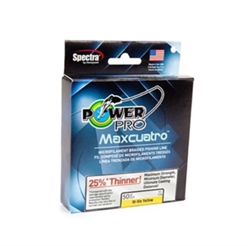Picture of POWER PRO PRO MAXCUATRO 20LB 150YDS YELLOW 33400200150Y