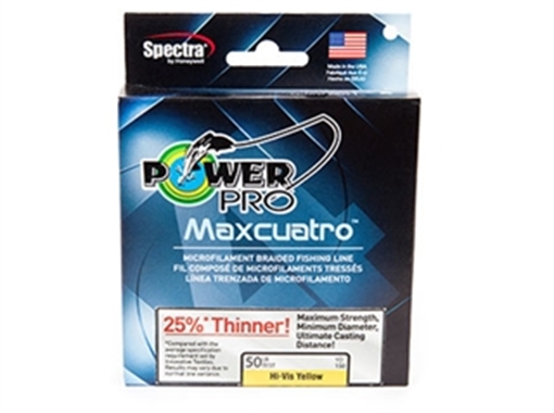 Picture of POWER PRO PRO MAXCUATRO 50LB 1500YDS YELLOW 33400501500Y