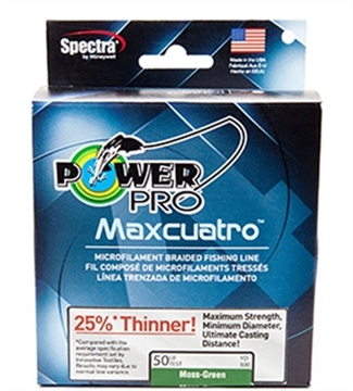 Picture of POWER PRO PRO MAXCUATRO 65LB 1500YDS GREEN 33400651500E