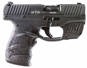 Picture of WALTHER PPS M2 9MM 3.2" BBL BLK POLY FRAME 1-6RD AND 1-7RD MAG HGA W/ CRIMSON TRACE LASER 2805963