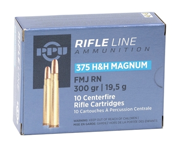 Picture of PPU - PRVI PARTIZAN AMMO 375H&H MAG 300GR FMJ 10BX PP375F 605003812623