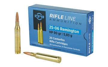 Picture of PPU Standard Rifle 25-06Rem 90gr Hollow Point 20 Per Box/10 Case PP2506H