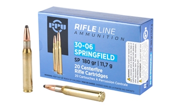 Picture of PPU Standard Rifle 30-06Springfield 180gr Soft Point 20 Per Box/10 Case PP30063