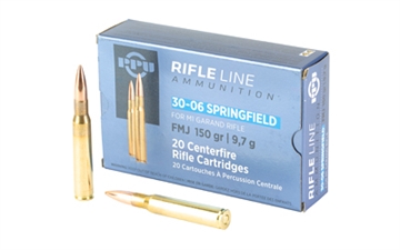 Picture of Prvi Partizan Standard Rifle, 30-06 Springfield, 150 Grain, Full Metal Jacket, 20 Round Box PP3006G