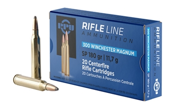 Picture of Prvi Partizan Standard Rifle, 300 Winchester Magnum, 180 Grain, Soft Point, 20 Round Box PP3003