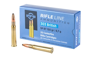 Picture of PPU Standard Rifle 303British 150gr Soft Point Boat Tail 20 Per Box/10 Case PP303S1