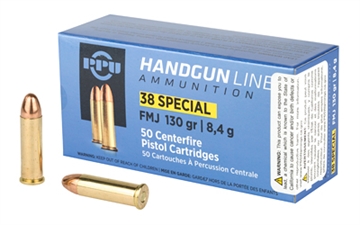 Picture of Prvi Partizan Pistol, 38 Special, 130 Grain, Full Metal Jacket, 50 Round Box PPH38SF