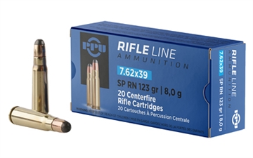 Picture of TR&Z Metric Rifle Rifle Line 7.62x39mm 123 gr Pointed Soft Point 20 Per Box/ 50 Case PP739P