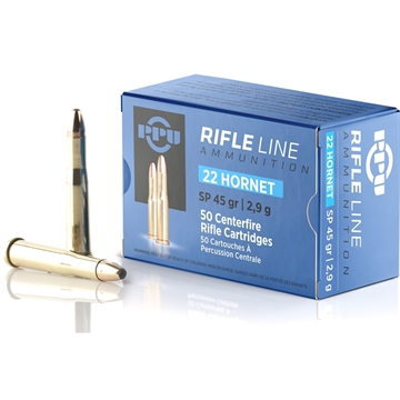 Picture of Prvi Partizan Standard Rifle, 22 Hornet, 45 Grain, Soft Point, 50 Round Box PP22H