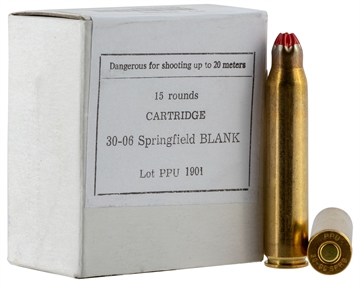 Picture of PPU Blank Ammo 30-06Springfield 15 Per Box/54 Case PPB3006