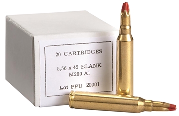 Picture of PPU Blank Ammo 5.56x45mmNATO 20 Per Box/100 Case PPB556A1