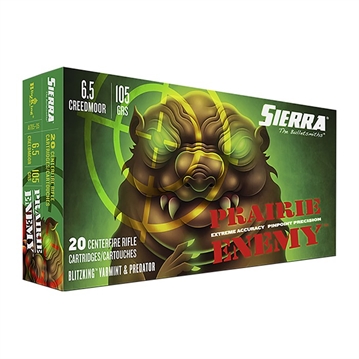Picture of Sierra Sierra Prairie Enemy Rifle Ammo 6.5 Creedmoor 105 gr. BlitzKing A1785--05