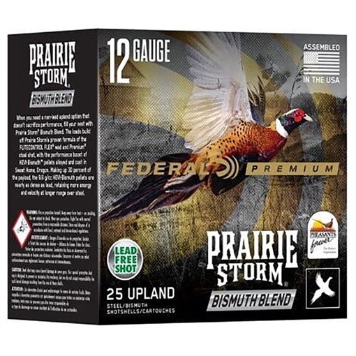 Picture of Federal Federal Premium Praire Storm Bismuth Blend 12 ga. 3 in. 1 1/4 oz. 4 Steel 6 Bismuth 25 rd. PFBX142 46