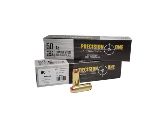 Picture of PRECISION ONE 50AE 325G FMJ 20RD BX PONE1478