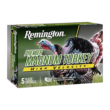 Picture of Remington Ammunition Premier Magnum Turkey High Velocity 12 Gauge 3" 1 3/4 oz 5 Shot 5 Per Box/ 20 Cs 28031